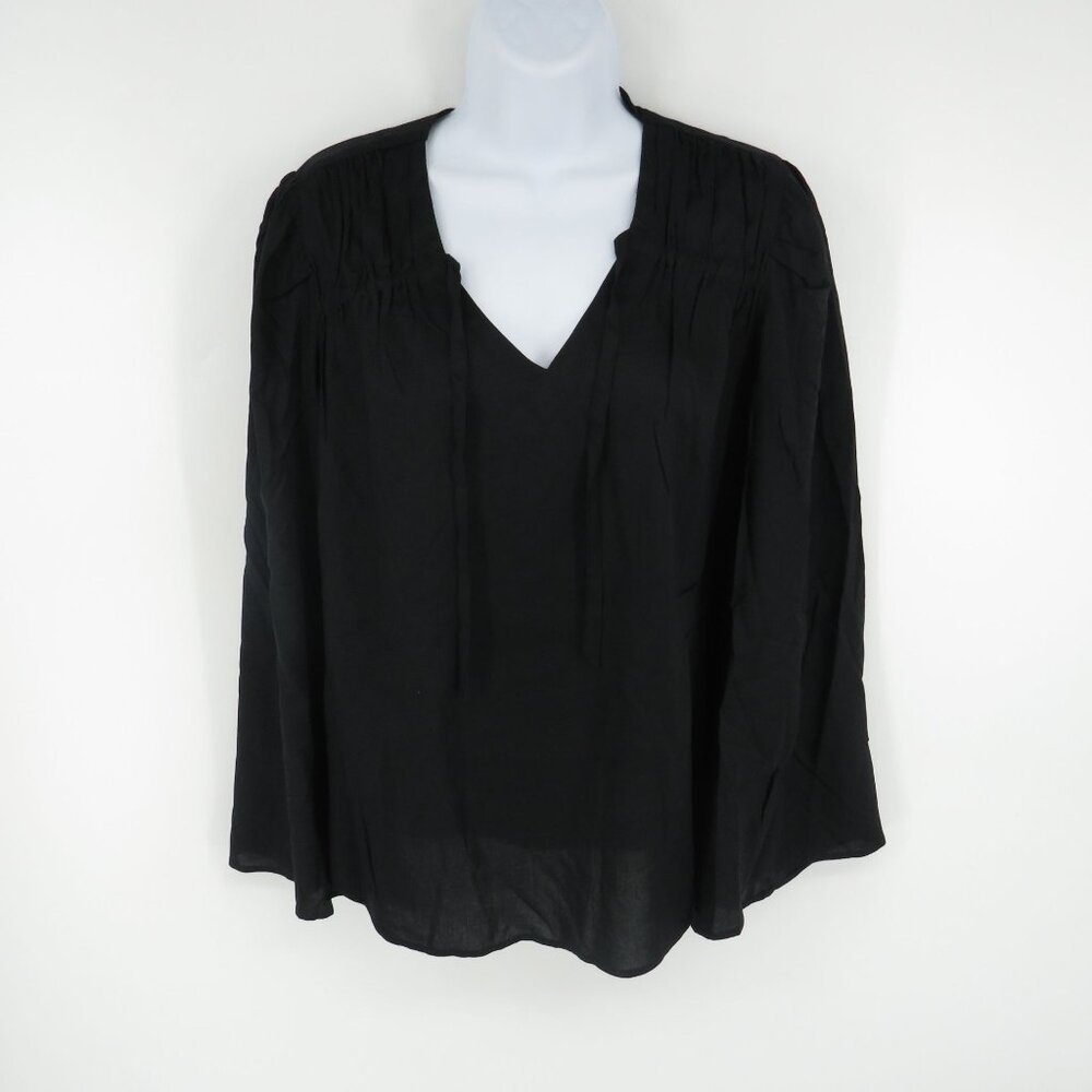 Jessica Simpson Leslie Boho Black Medium Top Shirt NWT 69.50